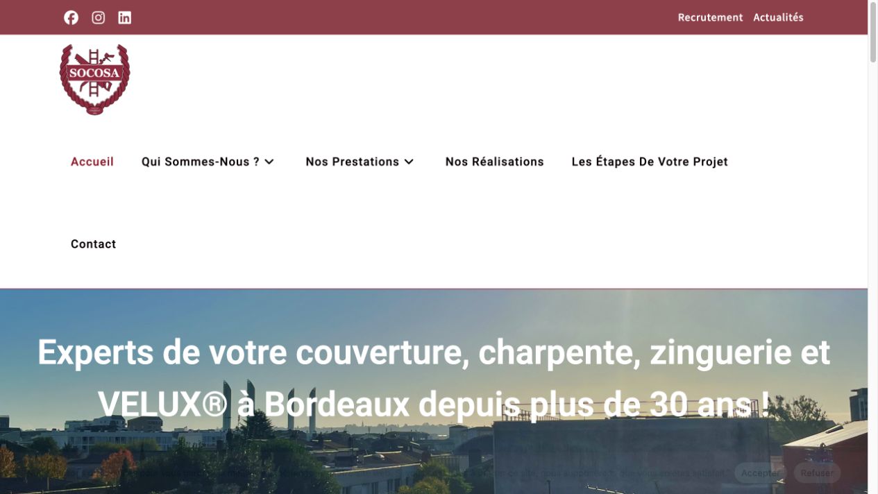 Capture du site de Socosa