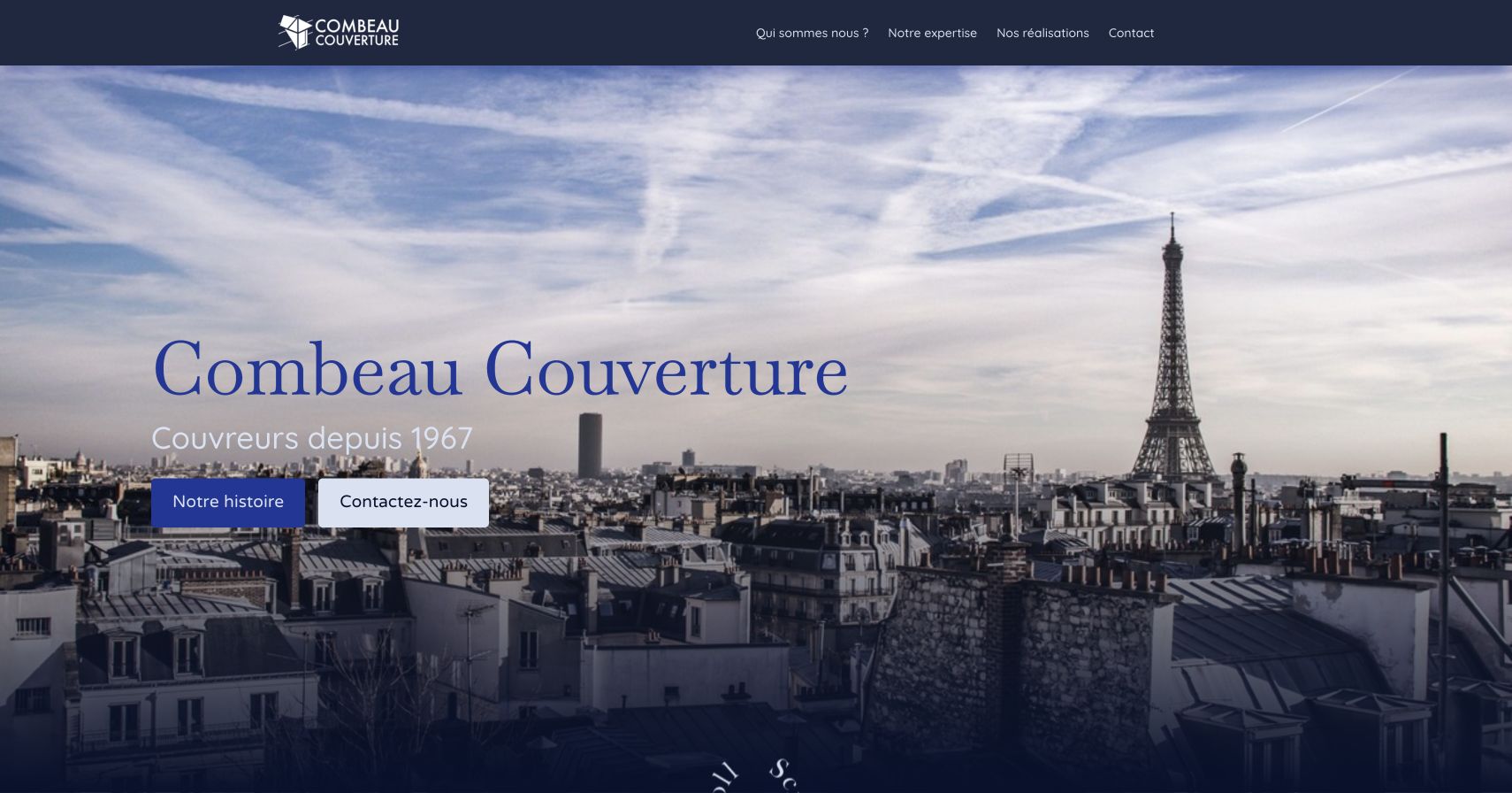 Capture du site de Combeau Couverture