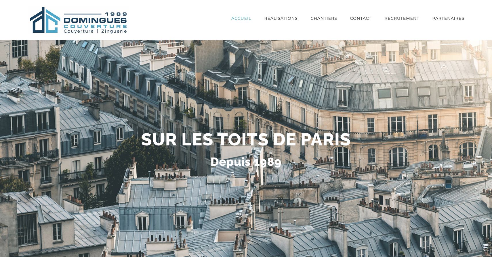 Capture du site de Domingues Couverture