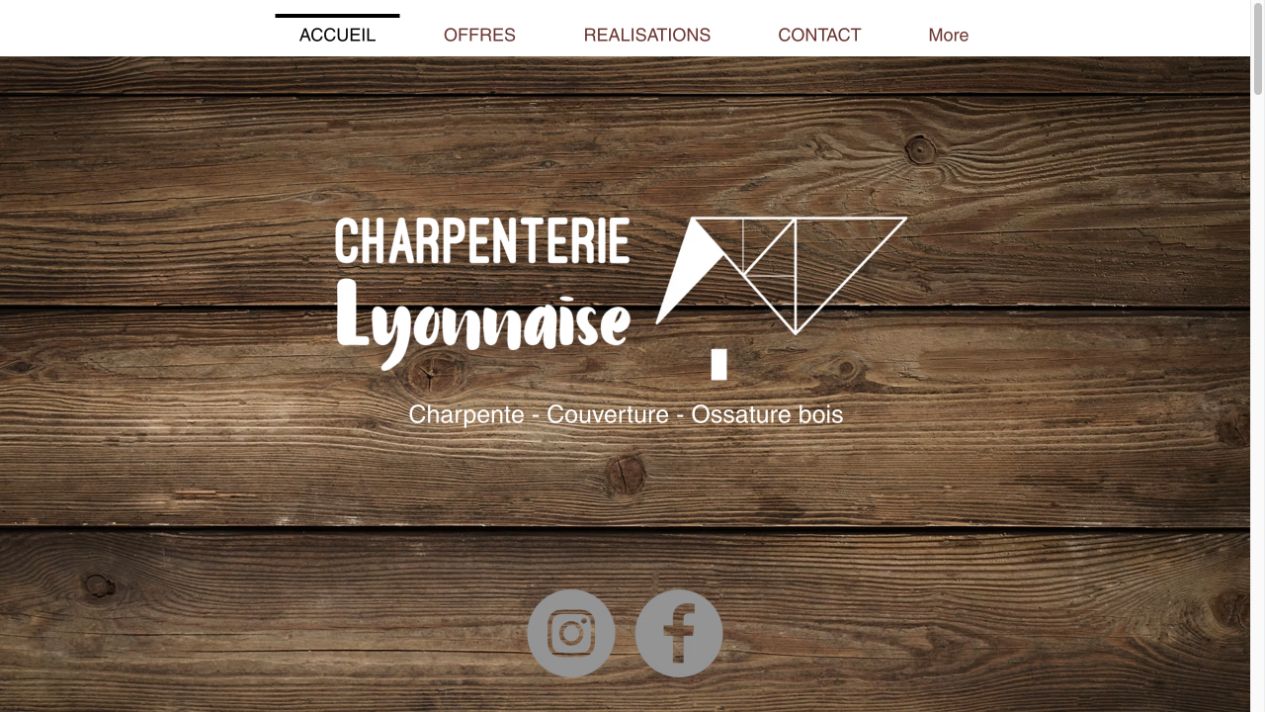 Capture du site de Charpenterie Lyonnaise
